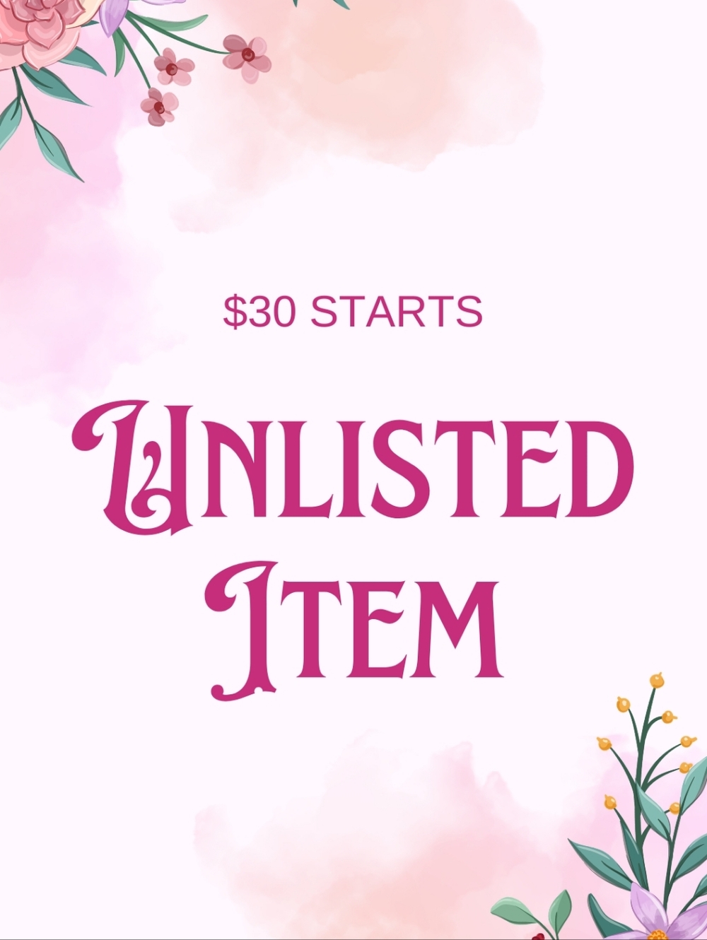 $30 Starts